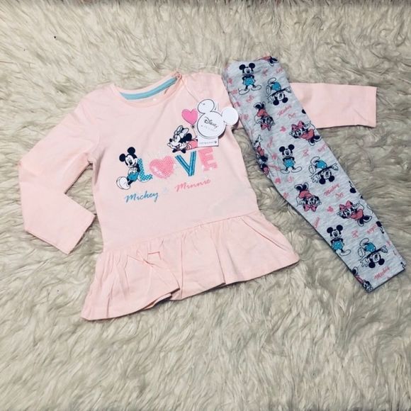 Disney Mickey Minnie Skirted Tunic Set NEW - Picture 6 of 7